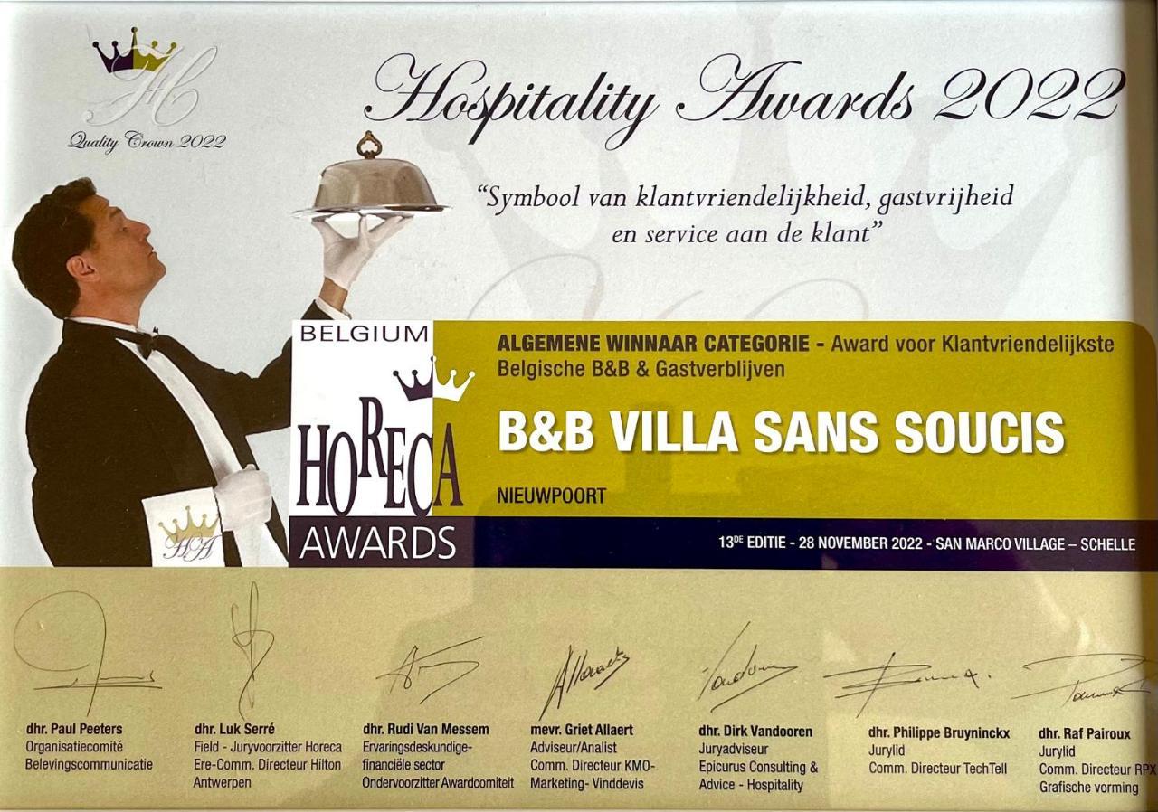 B&B Villa Sans Soucis Nieuwpoort Bagian luar foto